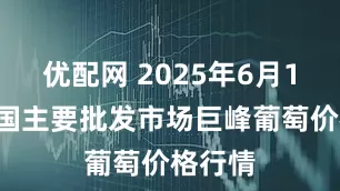 优配网 2025年6月15日全国主要批发市场巨峰葡萄价格行情