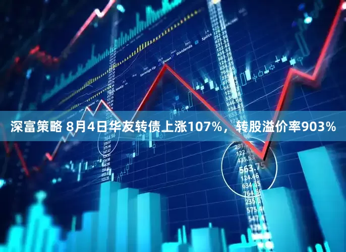 深富策略 8月4日华友转债上涨107%，转股溢价率903%